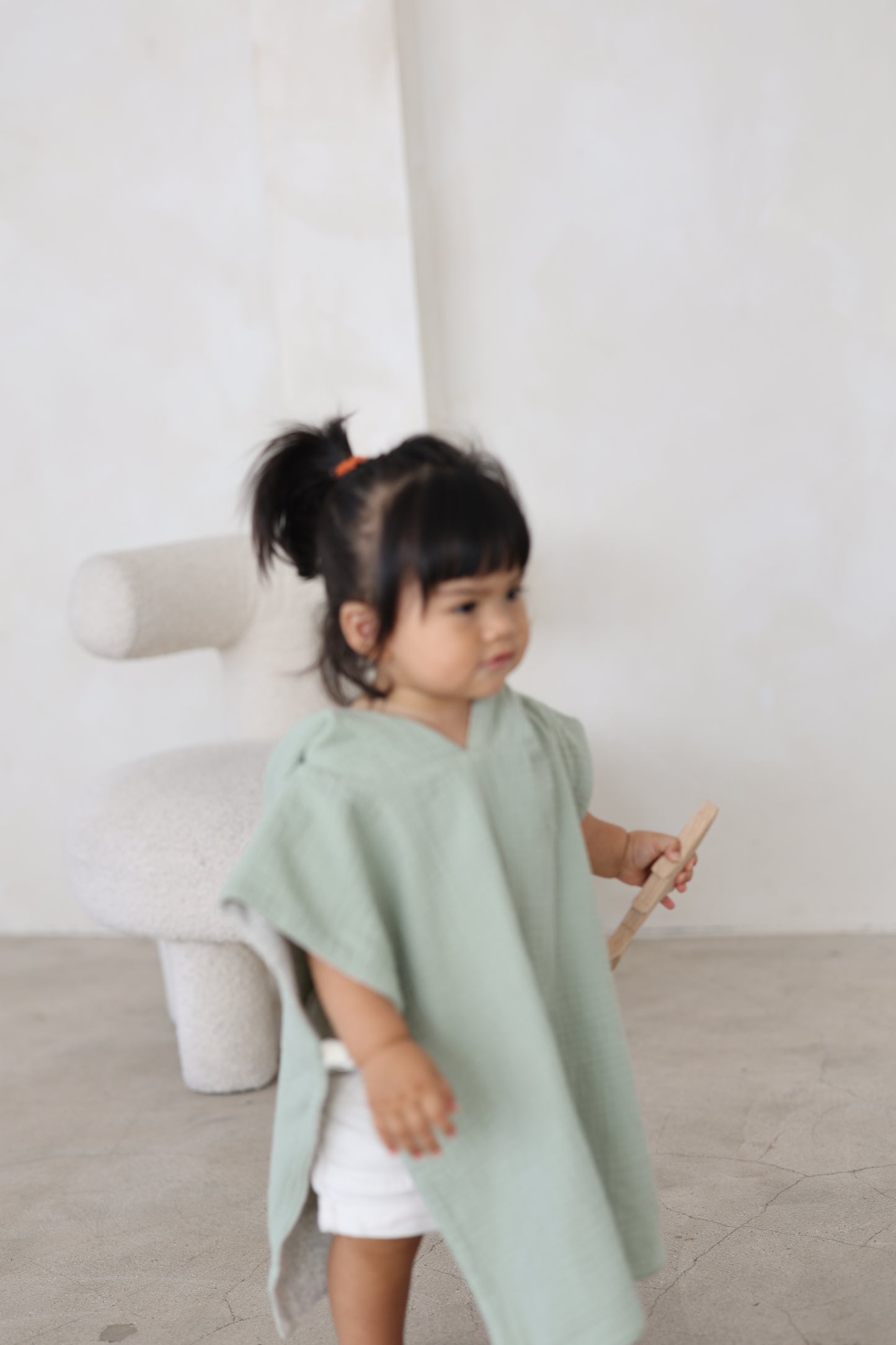 Reversible Hooded Poncho
