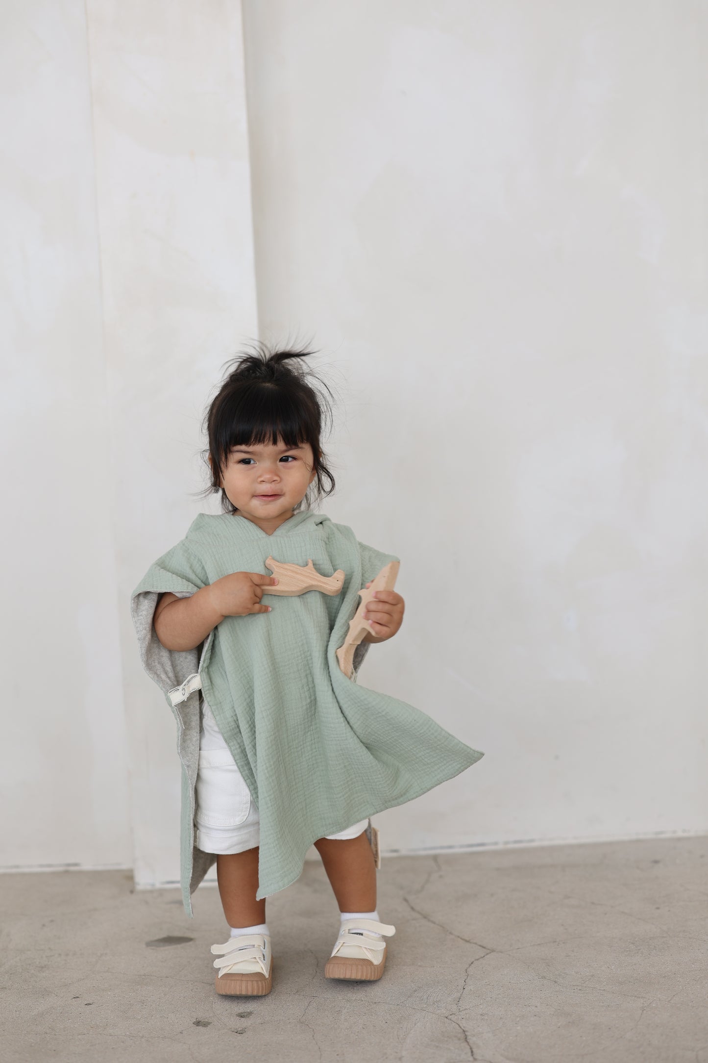Reversible Hooded Poncho