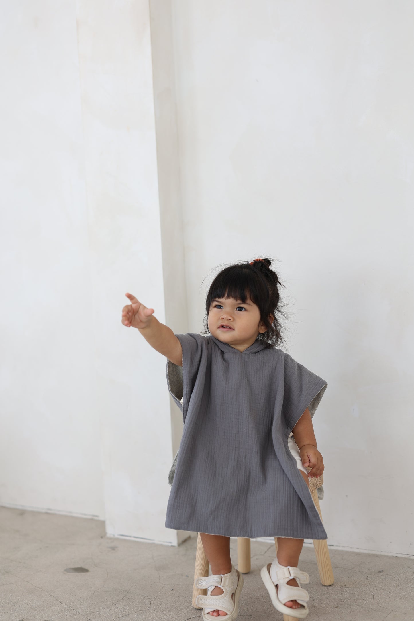 Reversible Hooded Poncho