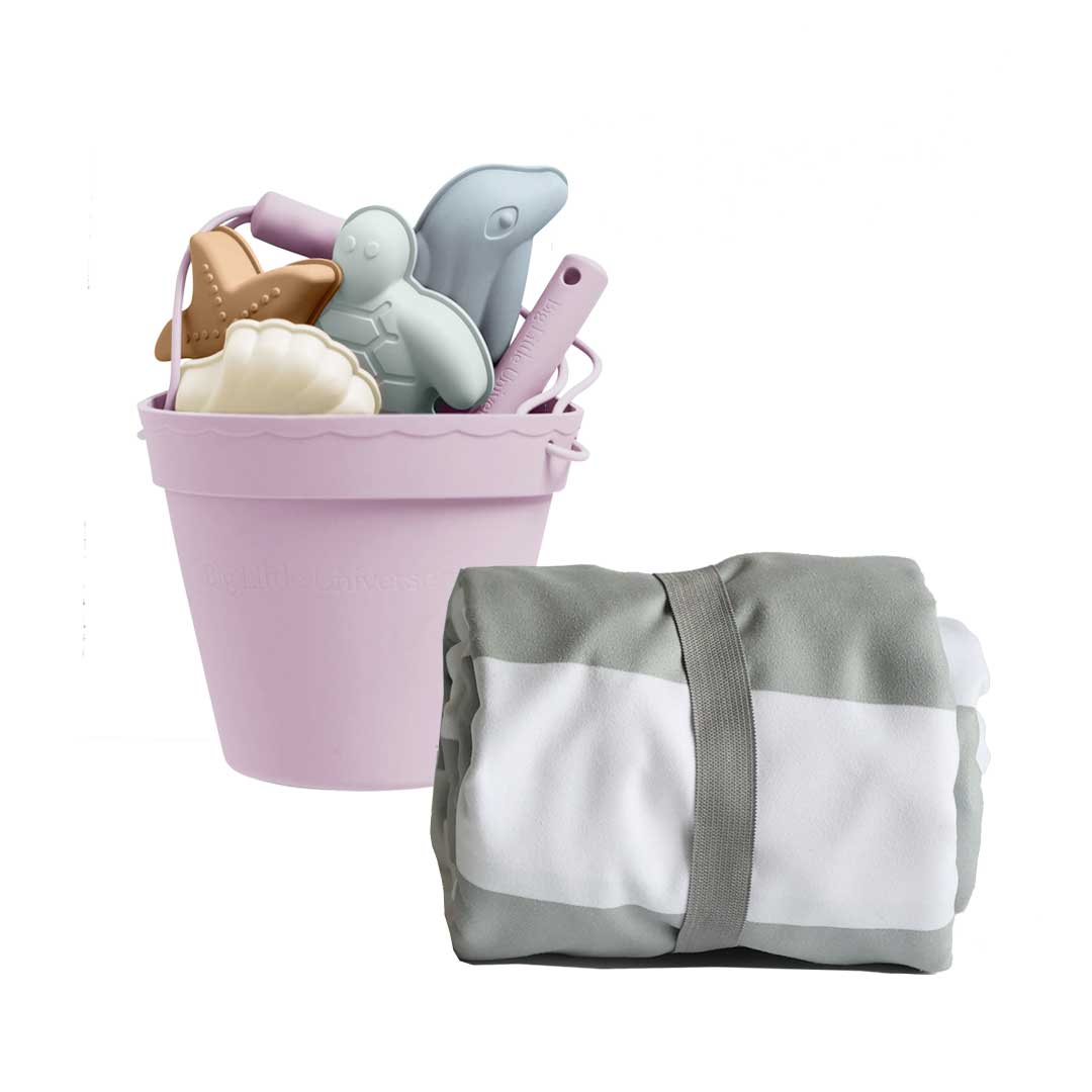 Beach Bucket and Towel Set