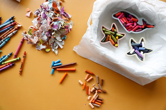 How to Make Recycled Crayons Using Silicone Molds