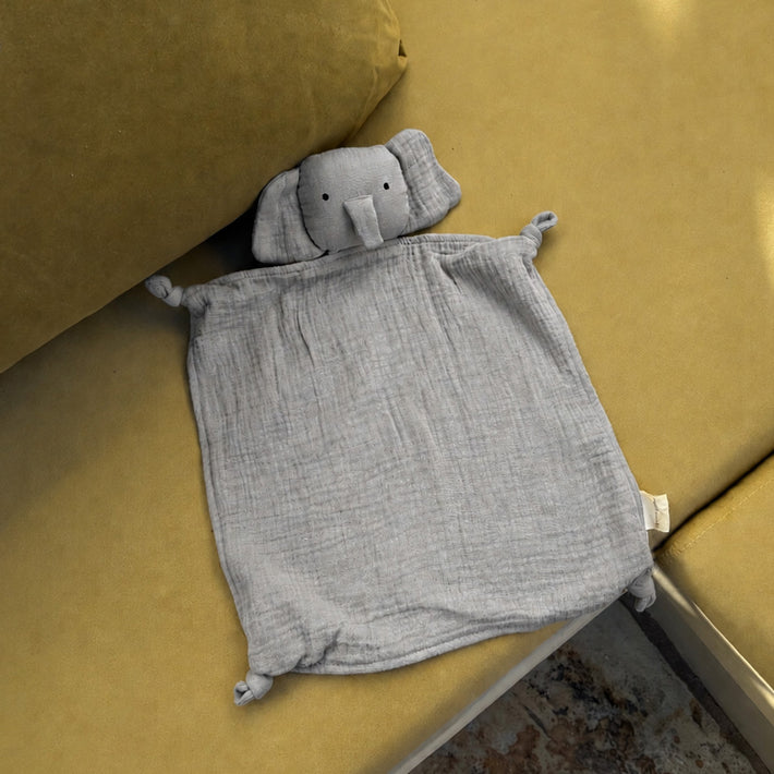 Organic Cotton Elephant Lovey
